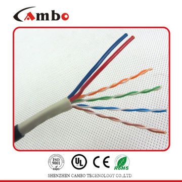 net cable cat 6 with electrical cable